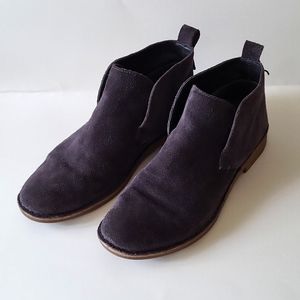Dolce Vita Grey Suede Ankle Boots Size 8.5